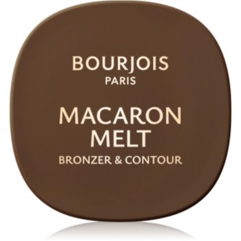 Bourjois Macaron Melt Bronzer & Contour bronzer și pudră pentru contur 2 in 1 - imagine 2
